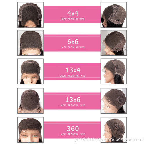 Cheap Wholesale Highlight Piano Honey Brown Color Bone Straight Brazilian Human Hair HD Lace Frontal Natural Wigs Pre Pluck